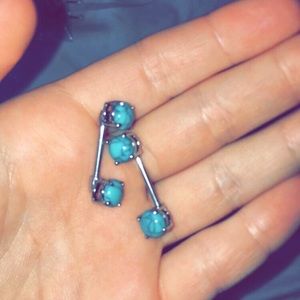 ✨NEVER WORN✨ nipple piercings!